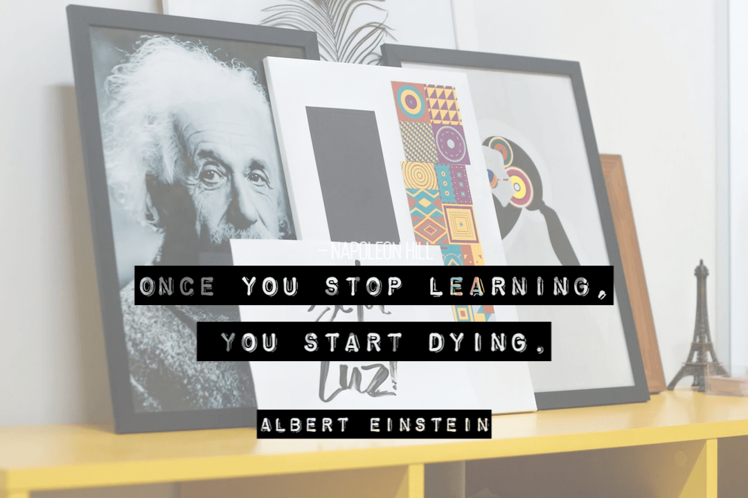 Albert Einstein Personal Development Quote